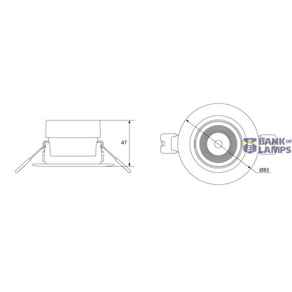 LEDSpotRA-Chiara-E 9W-DIM-940-36D-WH image 3