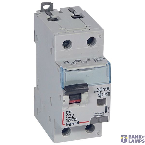 RCBO - DX³ 6000 -10 kA -1P+N-230 V~ -32 A -30 mA -A type -N right hand image 2