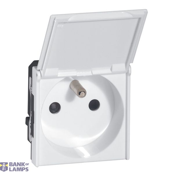 Cover Plate 2×3-Gang Enamelled White image 2