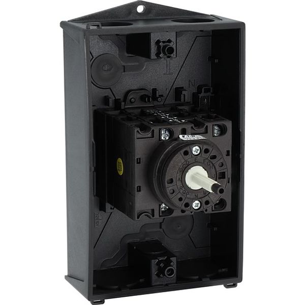T3-4-8344/I2/SVB Main switch, T3, 32 A, surface mounting, 4 contact unit(s), 8-pole, Emergency switching off function, With red rotary handle and yellow locking ring, image 12