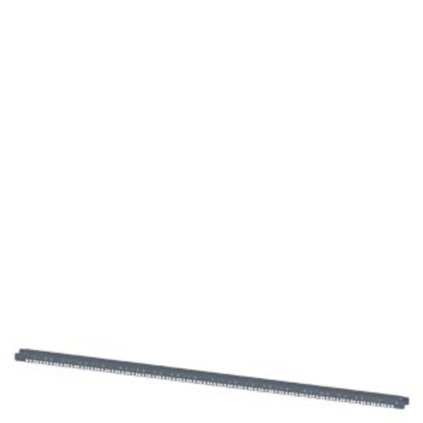SIVACON, 19 fixed mounting, for the installation of 19 devices, H: 1800 mm, zinc-plated The image 1