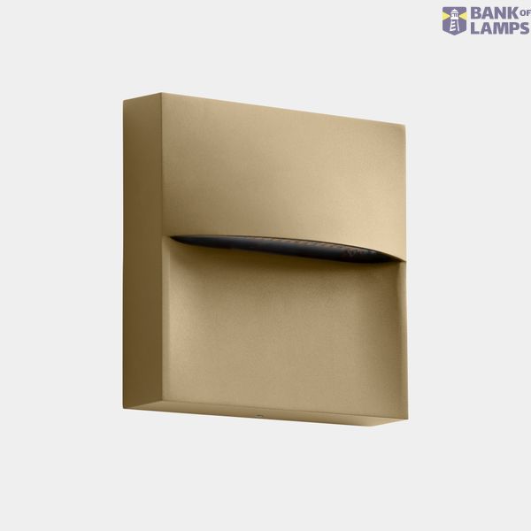 Wall fixture IP66 SAM LED LED 16W SW 2700-3200-4000K ON-OFF Gold 1444lm image 1