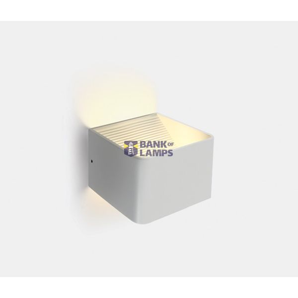 WHITE WALL LIGHT LED 6W WW IP20 230V image 1
