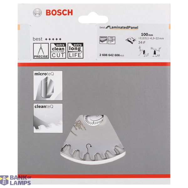 Best for Laminated Panel conical scoring blade 100 x 22 x 2,2 mm; 24 image 2