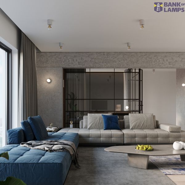 SALGADO BETON CEILING LIGHT E27 1X60W IP20 image 8
