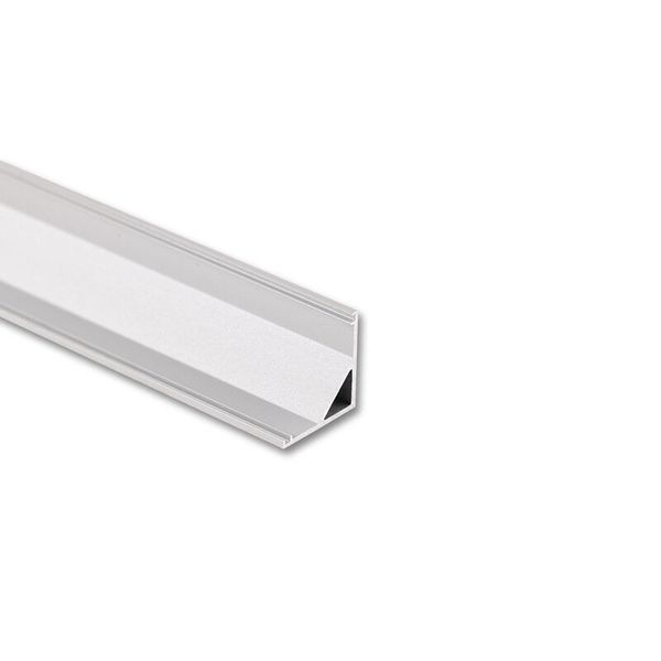 Corner aluminum profile RS, RD, 16x16 mm, without diffuser, 3 m image 1