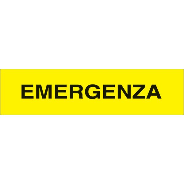 Adhesive label - Dimensions: 250 x 60 mm image 1