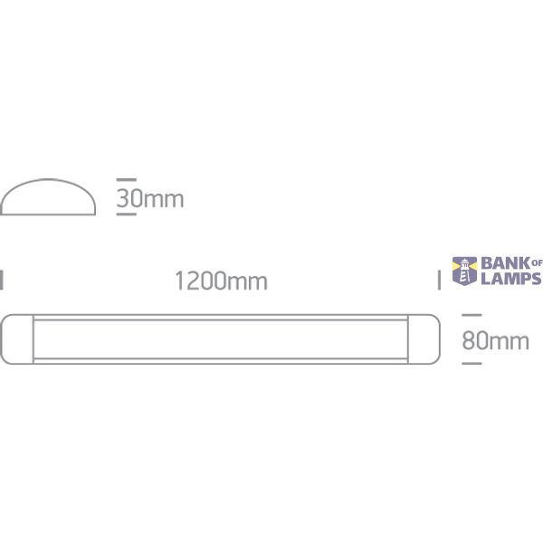 WHITE LED 35W WW 1200x80mm IP20 230V image 3