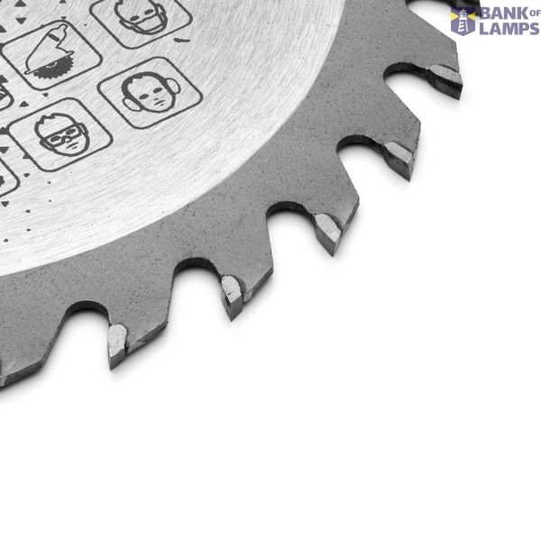 Circular saw blade for wood, carbide tipped 125x22.2/20, 30Т image 2