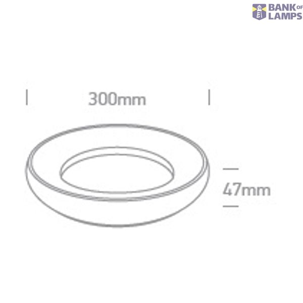 WHITE PLAFO 25W WW IP40 100-240V image 3