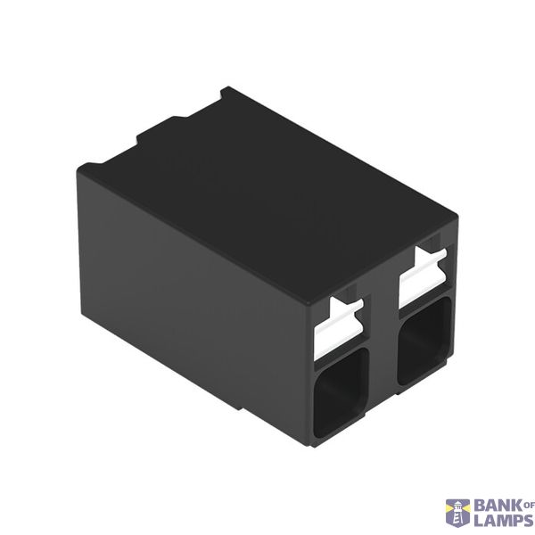 SMD PCB terminal block push-button 1.5 mm² black image 1