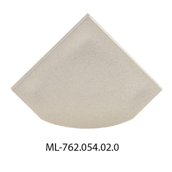 Terminal for RT without hole, silver color, 1 pc image 1