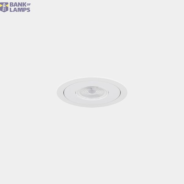Downlight Sia Lens Narrow Trim 17.7W LED warm-white 3000K CRI 80 26.9º ON-OFF White/white IP54 1757lm image 1