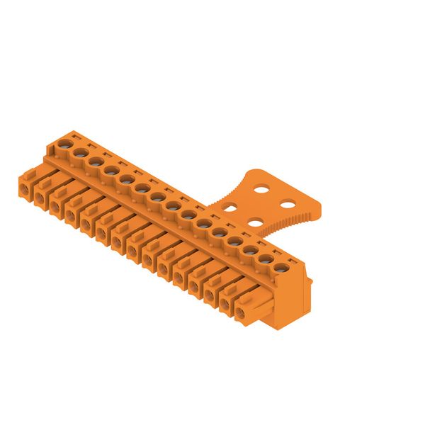 PCB plug-in connector, female plug, 3.81 mm, Number of poles: 15, 180°, Clamping yoke connection, Clamping range, max. : 1.5 mm², Box image 2