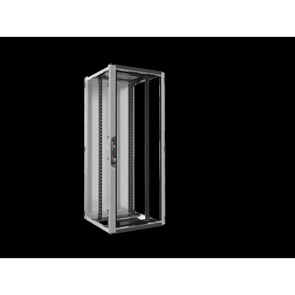 VX IT, solid, 19" mounting angles standard,RAL7035,WHD 800x2000x800mm, 42U image 1