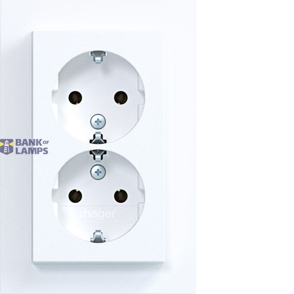 WCD RA 2V (single flush-mounted box), tall, A.1 light white matte image 1