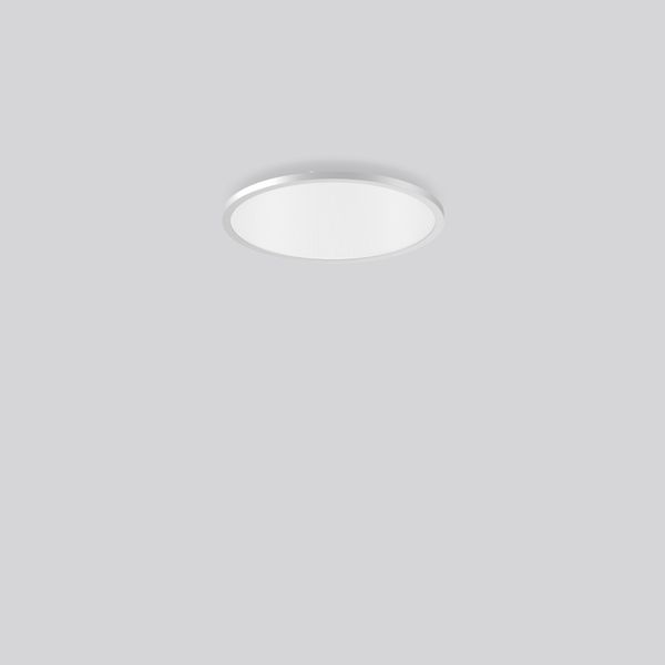 SIDELITE round, 23 W, 2650 lm, 830, aluminium, on/off Ceiling and wall image 2