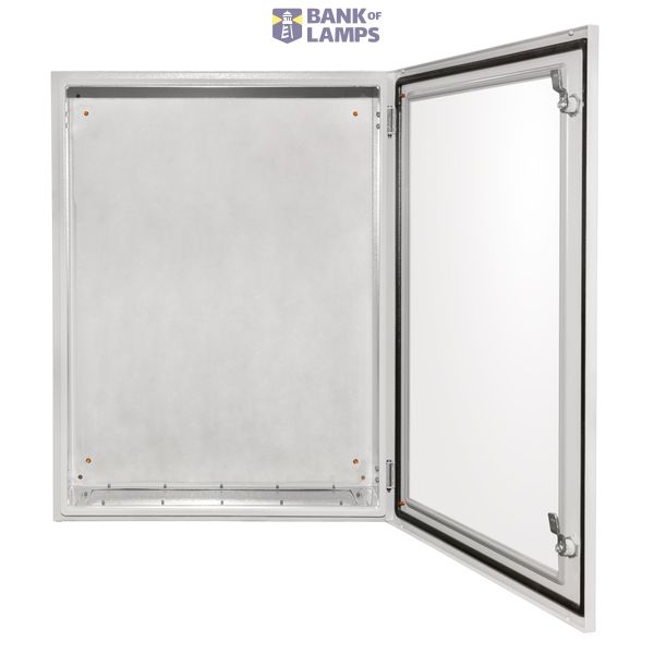 Wall-mounted encl. 1 glazed door IP65, H=600 W=500 D=300 mm image 3