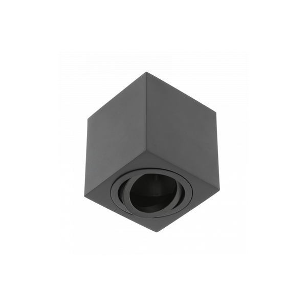 Ceiling luminaire AVEIRO BIS, GU10, IP20, max. 20 W, square, black image 1
