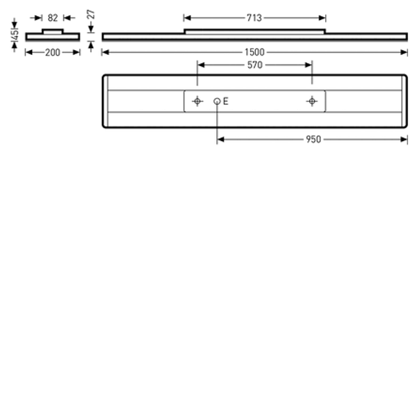 Surface-mounted luminaire Lunexo D HCL Prisms White ETDD8 66W 5500lm Wide reduced glare UGR19 (W19) IK03 3 SDCM 7793362 image 1