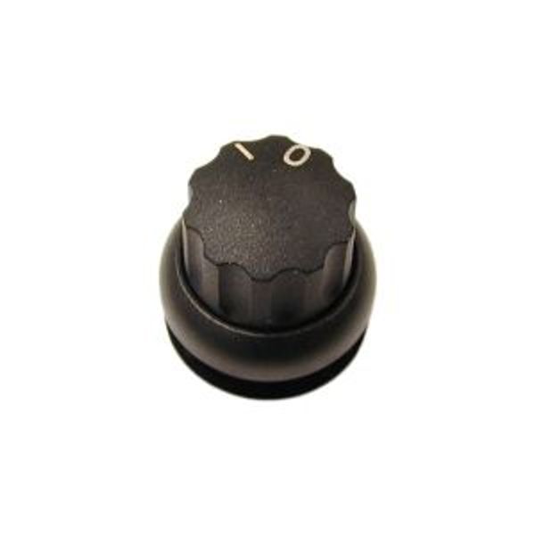M22S-W Changeover switch, RMQ-Titan, With rotary head, momentary, 2 positions, inscribed, Bezel: black image 2