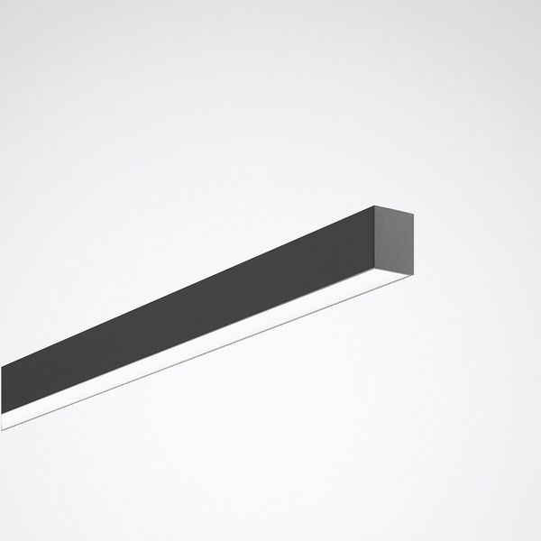 Surface-mounted luminaire Finea D Diffuser Black rectangular ET 20W 2000lm Lambertian (L) IK03 3 SDCM image 1