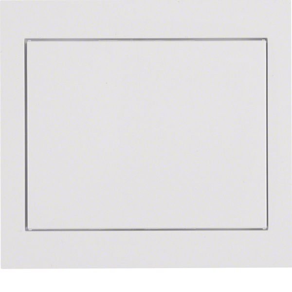 Mains adapter frame, K.1, p. white glossy image 1