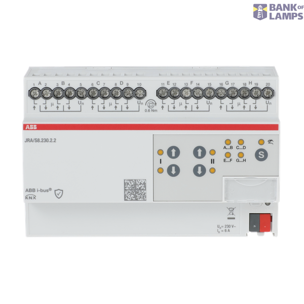 Blind/Roller Shutter Act, 8-f, 230 V AC  Manual Operation, MDRC image 1