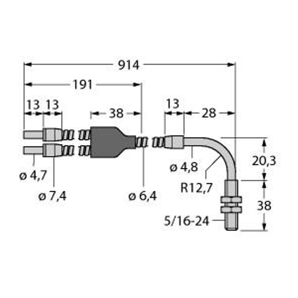 Glass Fiber Bifurcated Fiber   BAT23S image 1