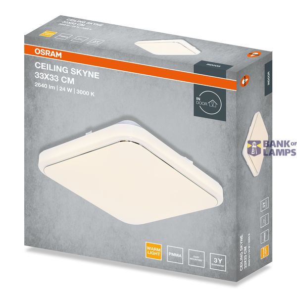 CEILING SKYNE SQ 24W 830 IP20 OSRAM image 2