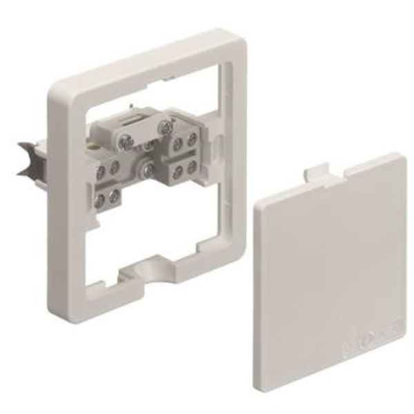 Device connection box, flush-mounted, white, 5x2.5mmý image 1