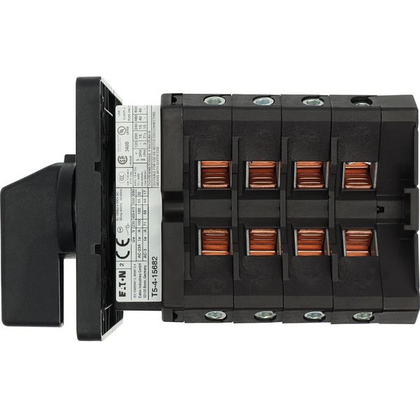 T5-4-15682/E On-Off switch, 6 pole + 1 N/O + 1 N/C, 100 A, 90 °, flush mounting image 34