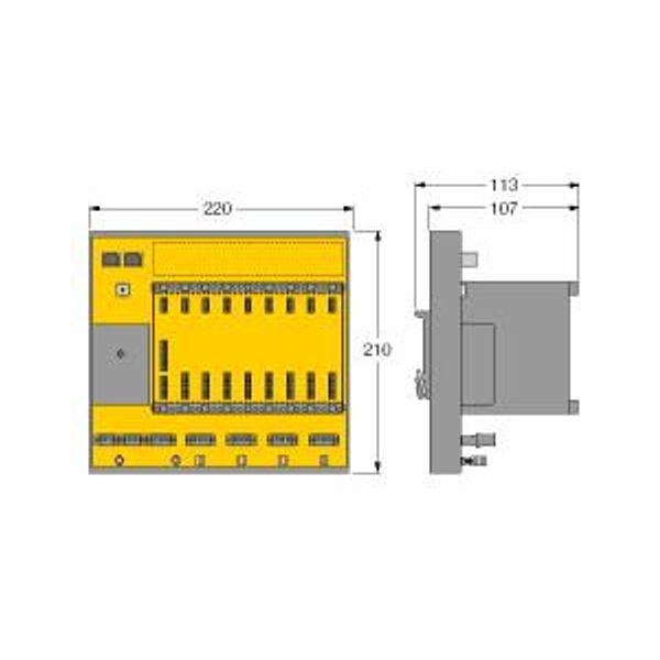 Module Rack for the DPC System FOUNDATION Fieldbus   DPC-49-4RMB image 1