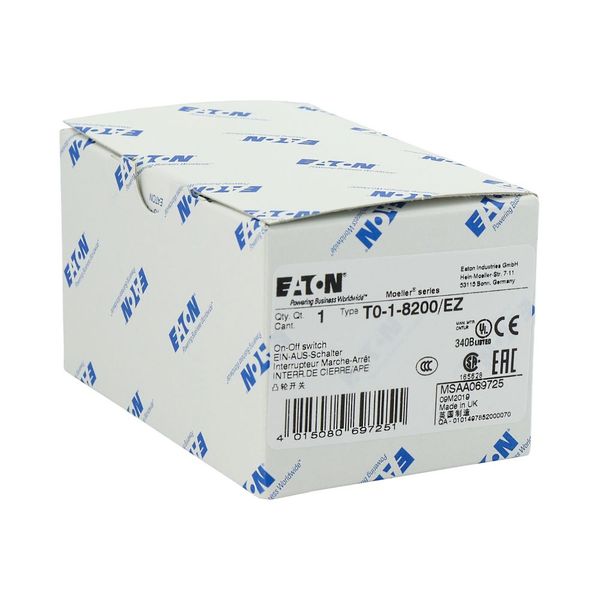 T0-1-8200/EZ On-Off switch, 1 pole, 20 A, 90 °, center mounting image 21
