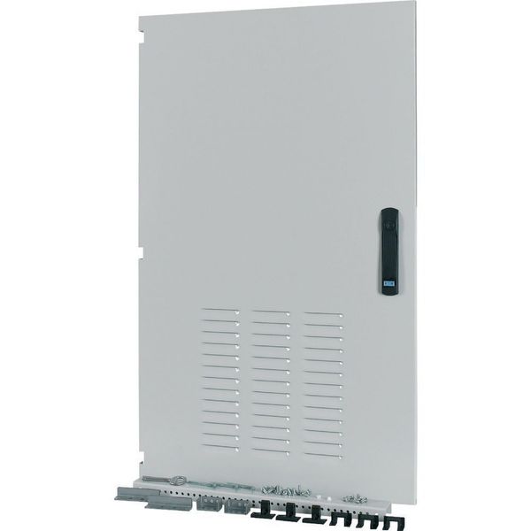 XSDMLV4097506 Box Solution door, ventilated, IP42, left, HxW=975x600mm, grey image 4