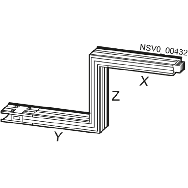 BD2A-1000-ZH-Z* Z UNIT BACKSIDE X/Y 0,36M, Z 0, 26M-1,25M 500-1000A image 1