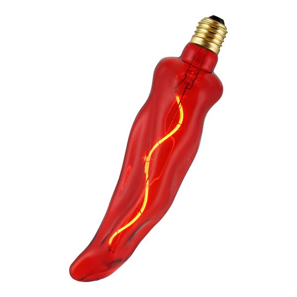LED Filament Pepper E27 5W Red DIM image 1