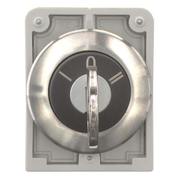 M30I-FWS3 Key-operated actuator, Flat Front, momentary, 3 positions, Key withdrawable: 0, Bezel: stainless steel image 3
