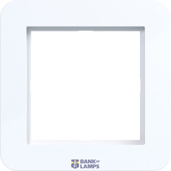 Cover frame single, C.1, light white glossy image 1