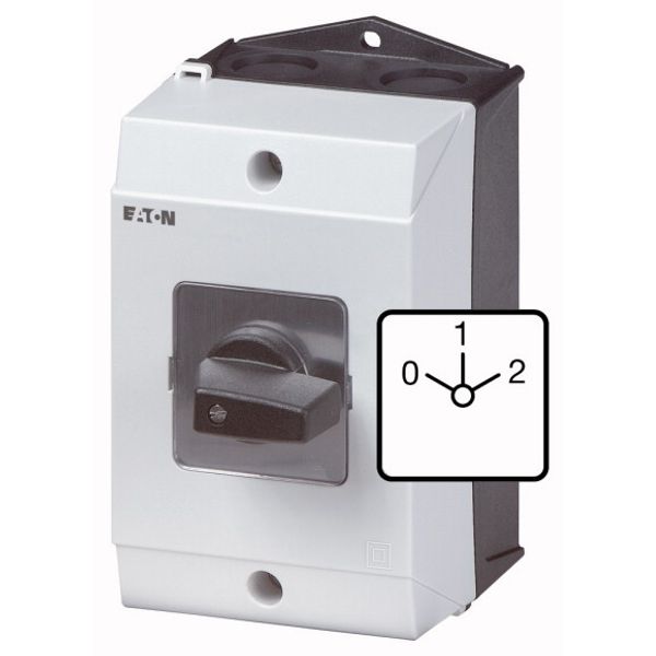 T3-4-8440/I2 Multi-speed switches, T3, 32 A, surface mounting, 4 contact unit(s), Contacts: 8, 60 °, maintained, With 0 (Off) position, 0-1-2, Design number 8440 image 1