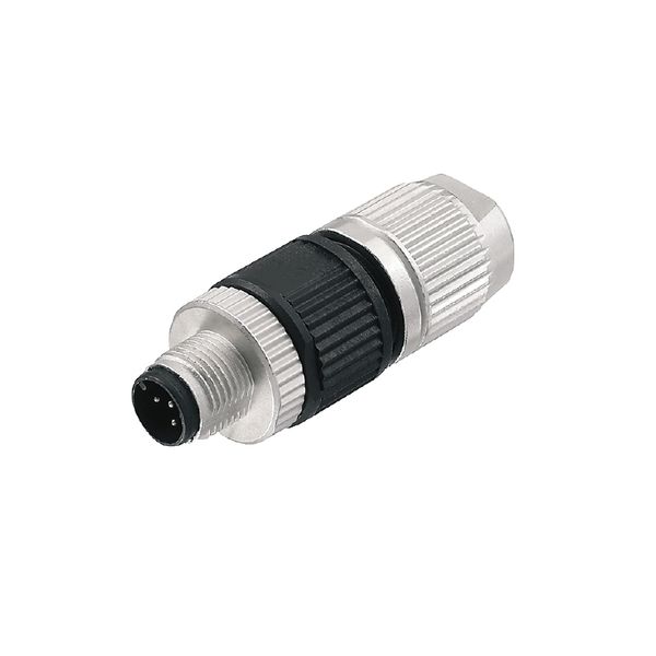 Field attachable connector, M12 image 1
