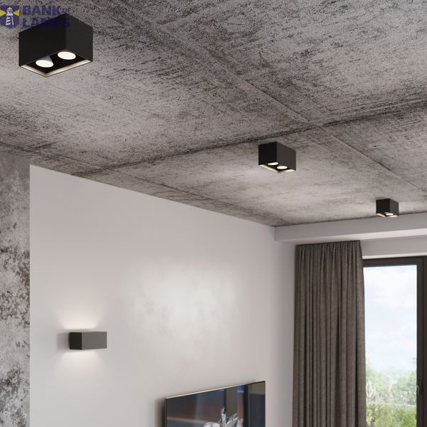 SPOT QUAD MAXI BLACK GU10 2X40W IP20 image 9