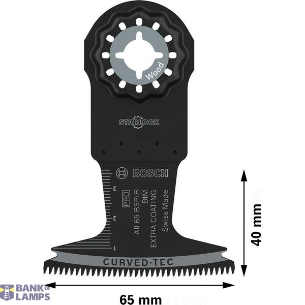 PRO Multi Material AII 65 BSPIB Multitool Blade 5 pcs. image 2