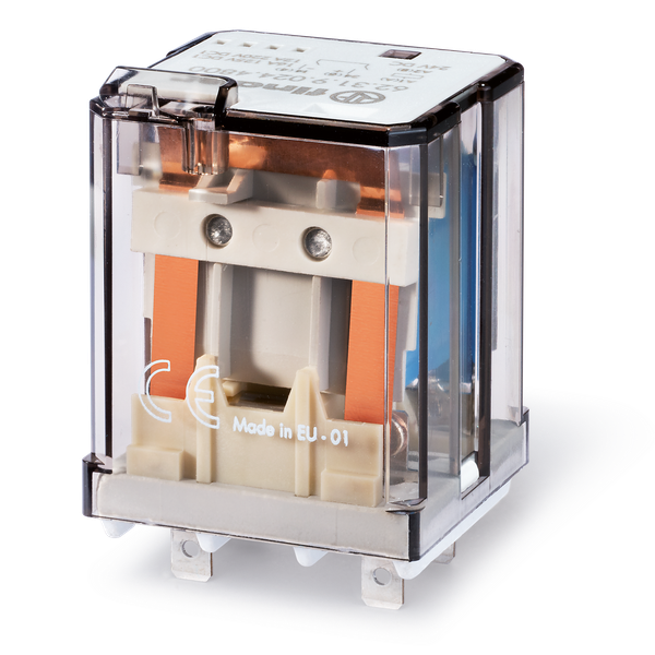 Power relay with Faston 187, 1NO, ≥4.2 mm contact gap, 16A / 220VDC / AgSnO₂ (62.31.9.220.4800) image 1