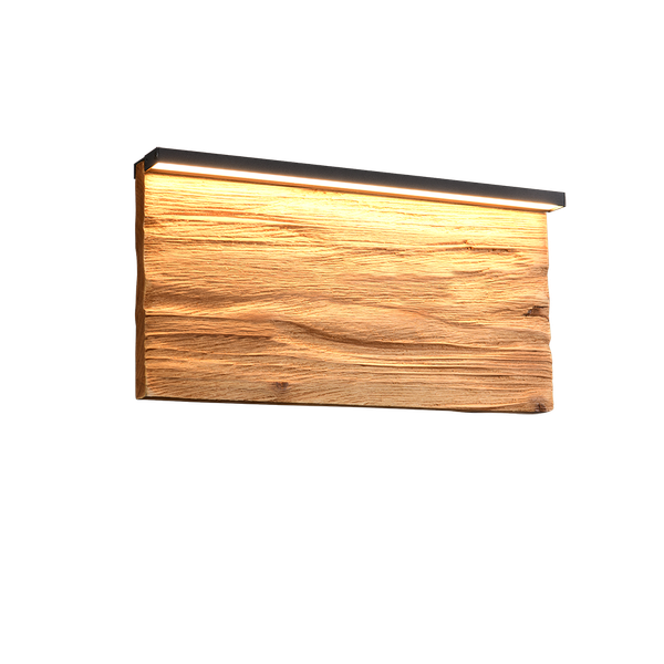Kalea LED wall lamp 30 cm wood image 1