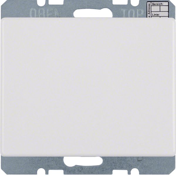 Object thermostat with push-button interface, Arsys, polar white gloss image 2