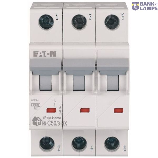HN-C50/3-HX Eaton Moeller series xPole Home - HN/HN-HX MCB image 1