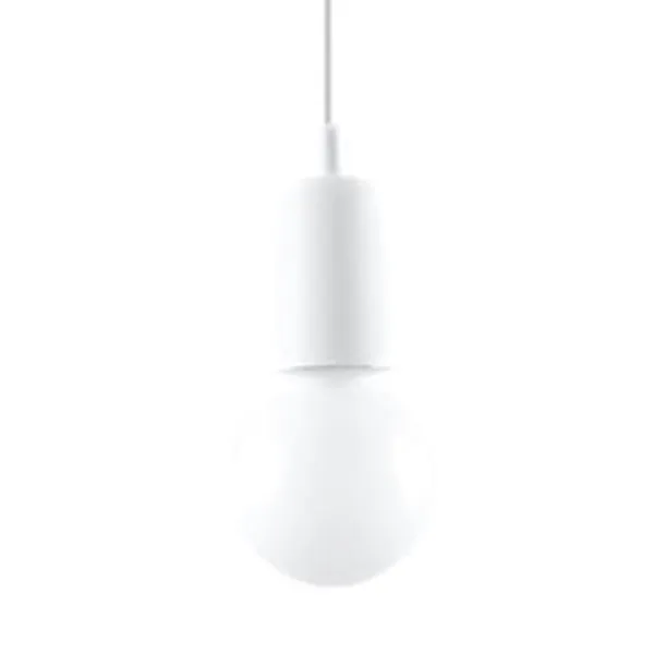 HANGING LAMP DIEGO 1 WHITE E27 1X60W IP20 image 1