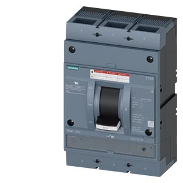 circuit breaker 3VA5 UL frame 800 max short-circuit curr. rating 100kA @ 480V w/o contactor image 1
