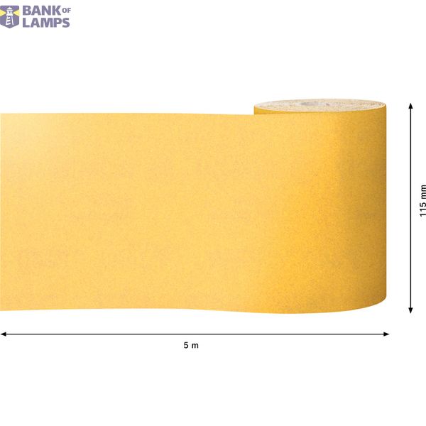 EXPERT C47 Sandpaper Roll for Handsanding 115 mm, 5 m, G 24 image 3